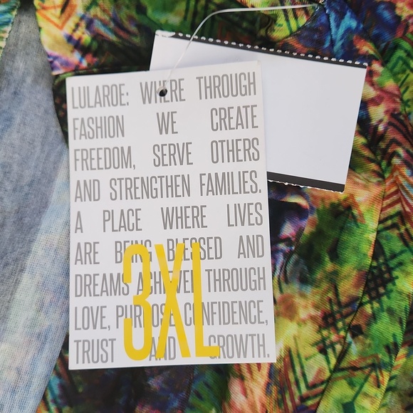 NWT LuLaRoe Cassie Midi skirt, Size 3XL - Picture 14 of 16